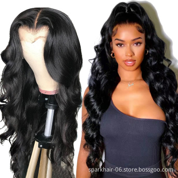 40in 13x4 lace frontal piano highlights bodywave wig dark brown wig with blonde highlights chocolate highlight human hair wig